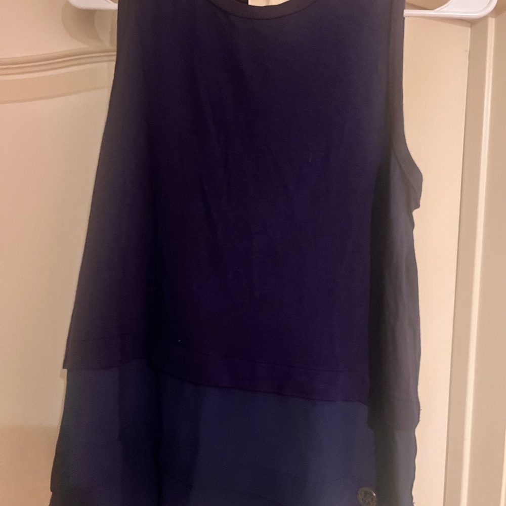 MICHAEL Michael Kors Blue Sleeveless Tank Top